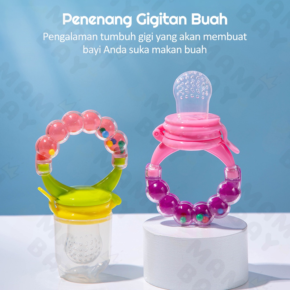 Mamibayi Baby Fruit Feeder Dot Empeng Bayi Buah Gigitan Bayi