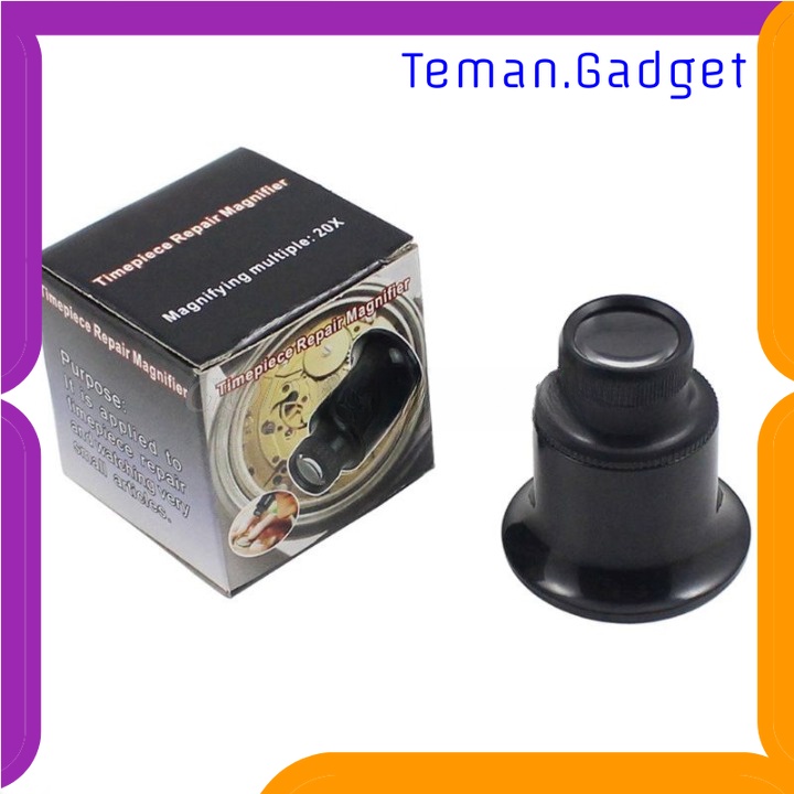 TG - ATK OOTDTY Kaca Pembesar Lup Magnifier Jam Tangan Perhiasan 20x 22mm - MG13B-9