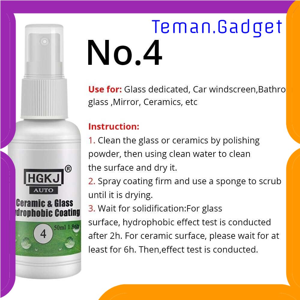TG - OTO HGKJ Hydrophobic Nano Spray Ceramic Glass Coating 50ml - HGKJ-4