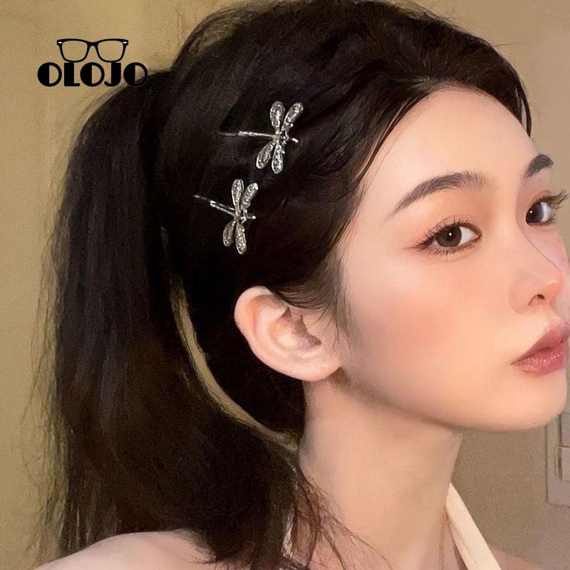 【COD】 Jepit rambut capung Aksesori Rambut Manis Dragonfly Hair Clip Messy Beauty Vintage Hairpin