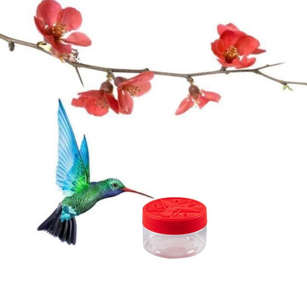 [Elegan] Hummingbird Feeders Aksesoris Burung Merah Praktis Tahan Lama Genggam Untuk Jendela Outdoor Pengumpan Burung