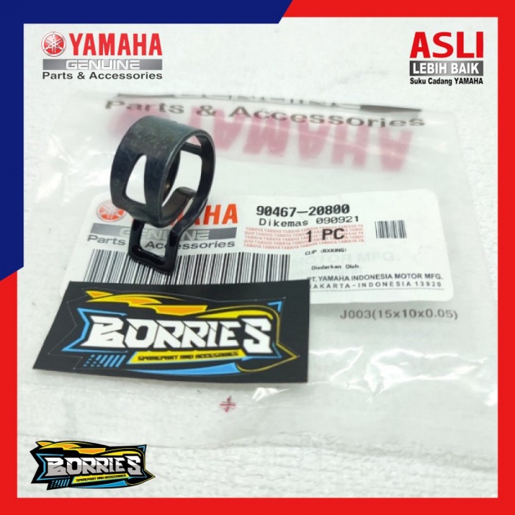 KLEM KLEMAN KLIP SELANG YEIS BAGIAN ATAS RX KING ASLI ORI ORIGINAL YAMAHA YGP 90467-20800