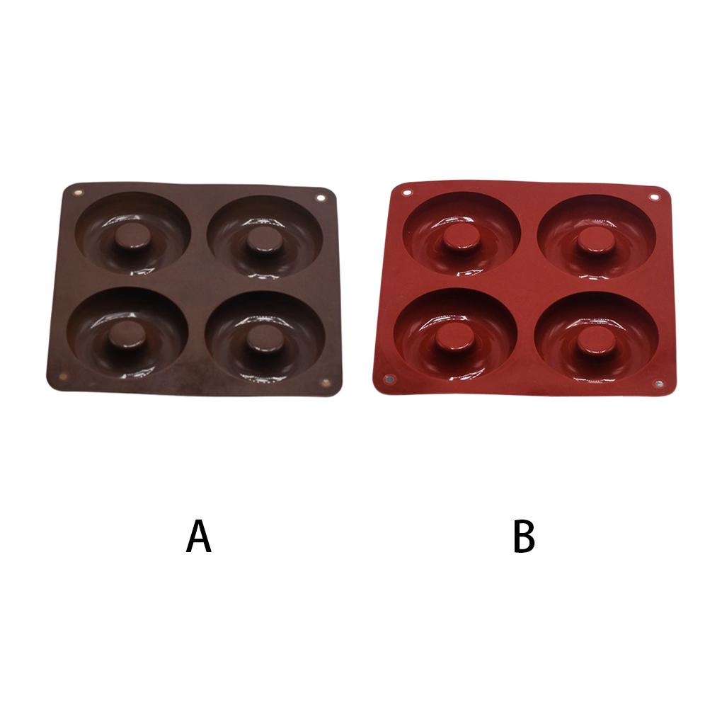 4kisi Cetakan Coklat Gurun Handmade Alat Kue Fondant Dekorasi Membuat Cetakan Donat Pancake Muffin Dapur