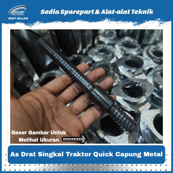 As Drat Singkal Traktor Quick Capung Metal Bahan Baja