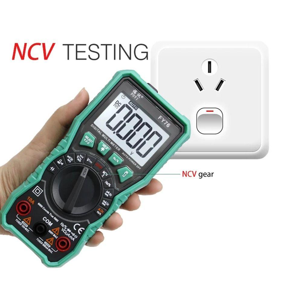 POPULAR Populer Digital Smart Multimeter Profesional LCD Display True RMS Resistance Kapasitansi Tester