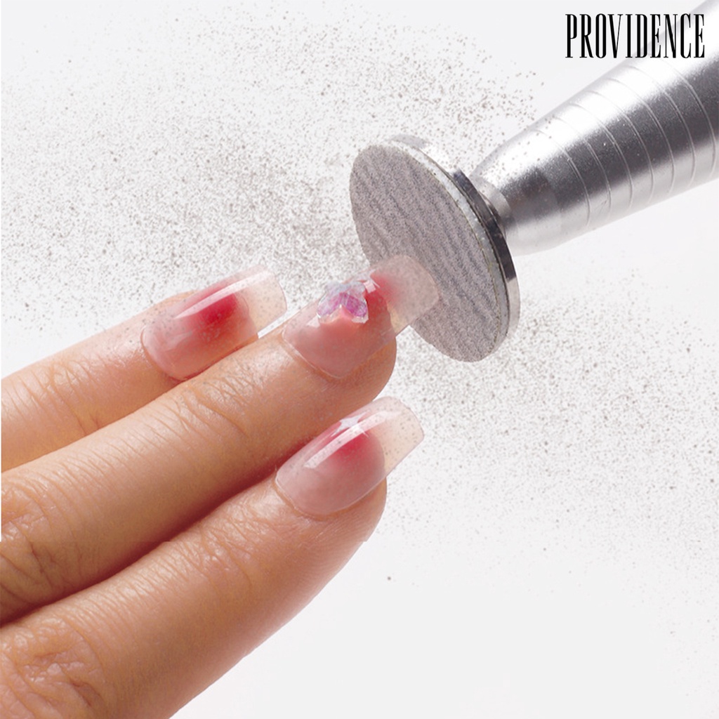 Providence 50Pcs Pedicure Amplas Aman Perekat Diri 15mm Nail Polishing Disc Amplas Pengganti Untuk Rumah Tangga