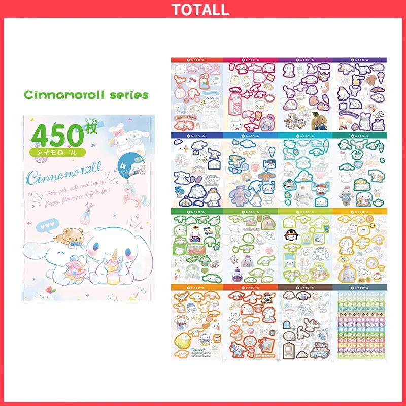 COD 450pcs Stiker Kuromi Waterproof Kartun ekorasi DIY Sanrio MELODY CINNAMOROLL Purin-Totall