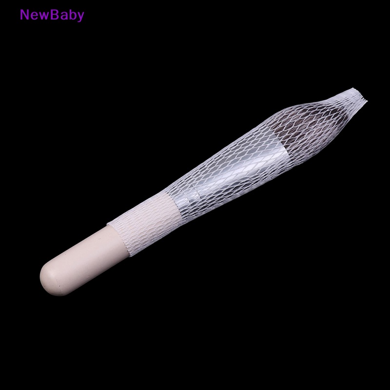 Newbaby 100Pcs Putih Kuas Makeup Jaring Penutup Pelindung Set Anti Keriting Sarung Jaring ID