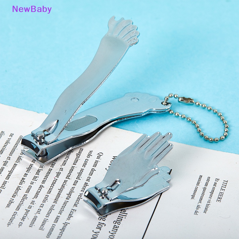 Newbaby 2Pcs/Set Gunting Kuku Kaki Stainless Steel Profesional Untuk Pemotong Kuku ID