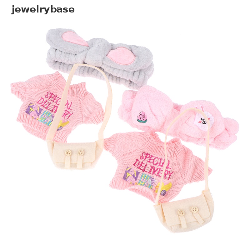 [jewelrybase] 30 cm Aksesoris Boneka Cafe Bebek Anjing Dengan Baju Mainan Mewah Kartun Boneka Kain Butik