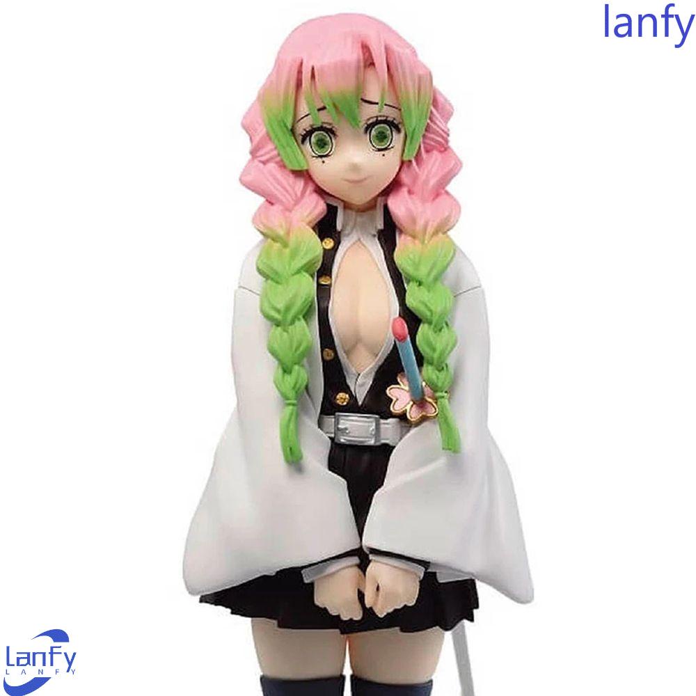 Lanfy Demon Slayer Hadiah Ulang Tahun Hadiah Natal PVC Model Figure Mainan Kimetsu No Yaiba