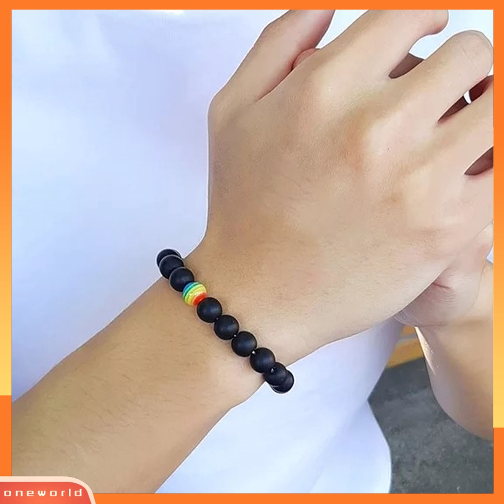 [EONE] Tali Elastis Handmade Gelang Batu Ringan Pria Wanita Natural Beads Bracelet Hand Decor