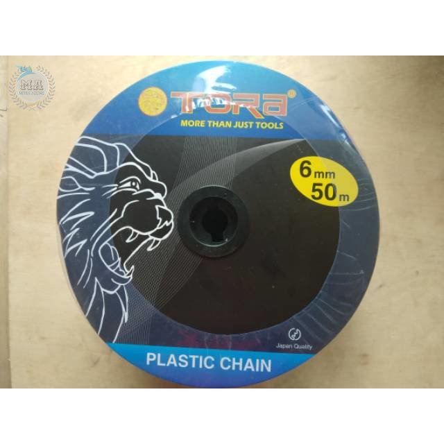 RANTAI PLASTIK PVC 6mm X 50M / PLASTIK CHAIN