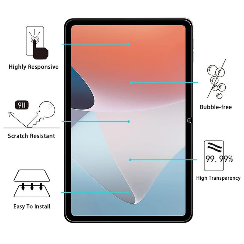 Pelindung Layar Tempered Glass Untuk OPPO Pad2 Film Pelindung Bening OPPO Pad Air Screen Guard Pad2