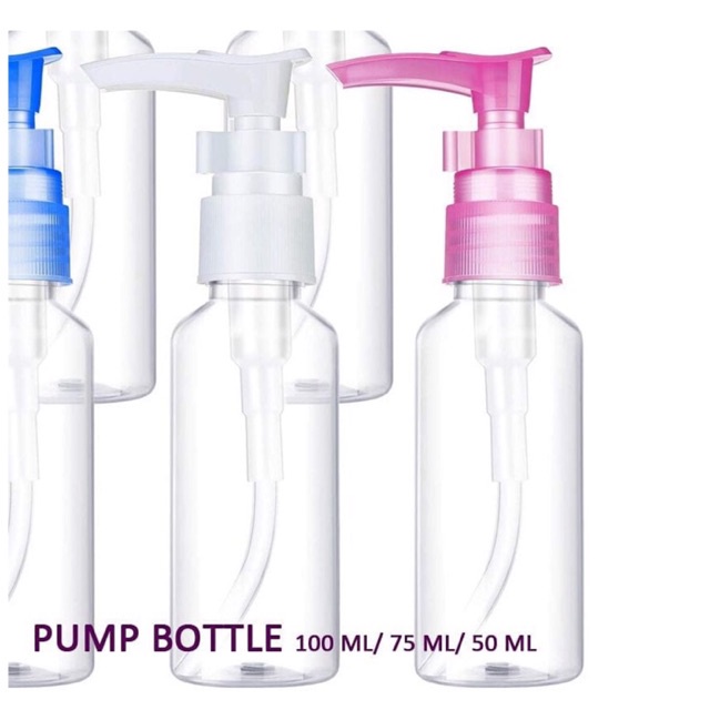 70 ML BOTOL PUMP  Bening Botol Shampoo Sabun Hand Sanitizer