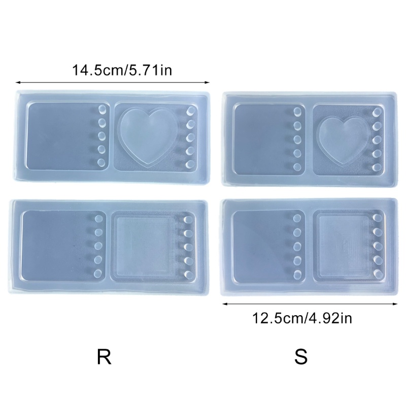 Sa DIY Buku Nota Sampul Cetakan Silikon Kerajinan Tangan Epoxy Tools Resin Cetakan Untuk Perhiasan 3D Craft Notebook Kerang Casting Mold