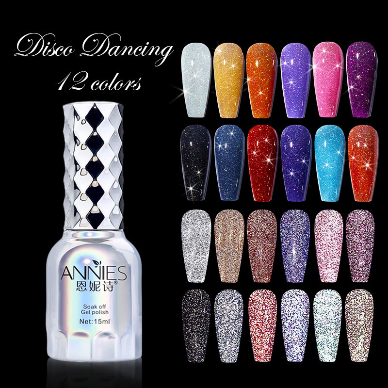 Annies Kutek Gel Colourful Disco Diamond Series 15ML SK