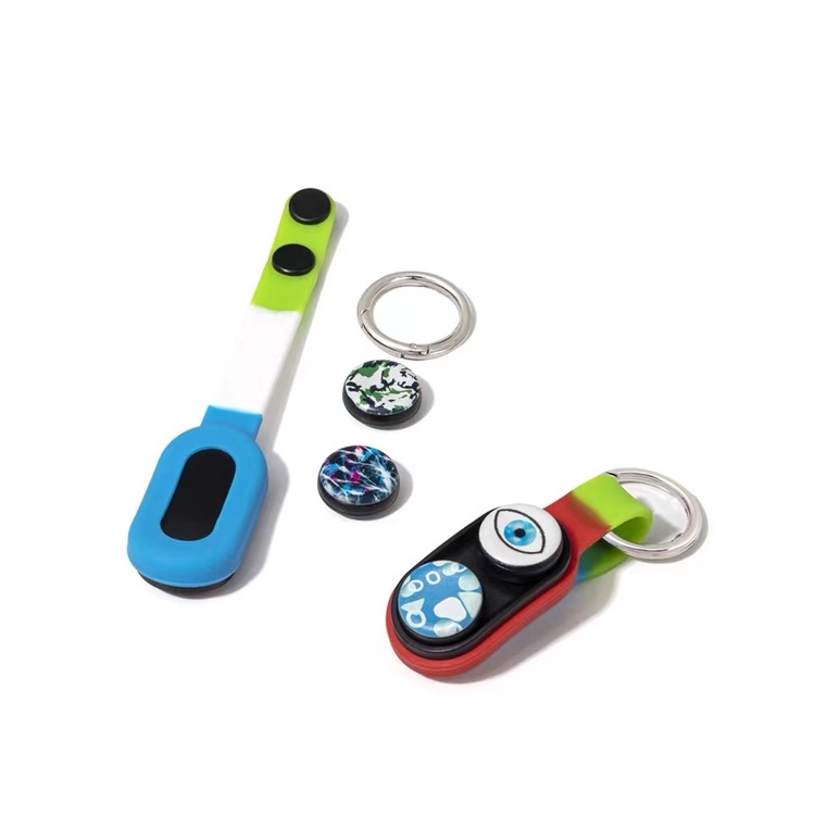 Poppuck Fidget Dekompresi Mainan Mobil Gantungan Kunci Puzzle Jump Bead Magnetic Magnet Keyring Kreatif Tas Liontin