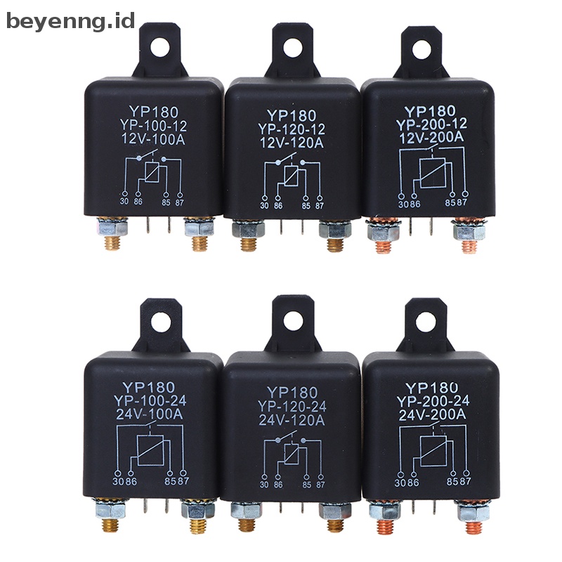 Beyen Starg Relay 200A 100A 12V/24V Power Otomotif Heavy Current Start Relay ID