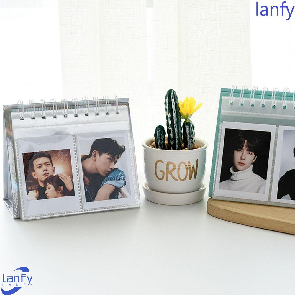 Lanfy Album Foto Perangko Bingkai Foto Mini Kpop Kartu Gambar Tempat Penyimpanan Home Decor Photocards Holder