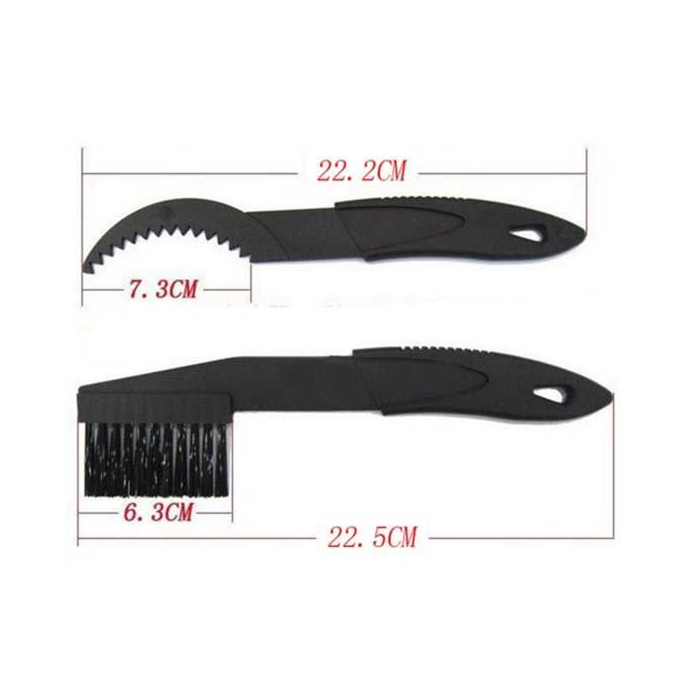 Sikat Pembersih Rantai Sepeda Bicycle Chain Cleaning Brush - YQ012 - Black