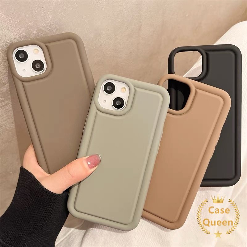 Case Silikon Cair Ponsel Shockproof Untuk Redmi 10C 9A 9C NFC 12C 10 9T 9 A1 10A Redmi Note 10 11 9 11s 10s 8poco F4 Mewah Simple Tebal Matte Polos Lembut Airbag Cover