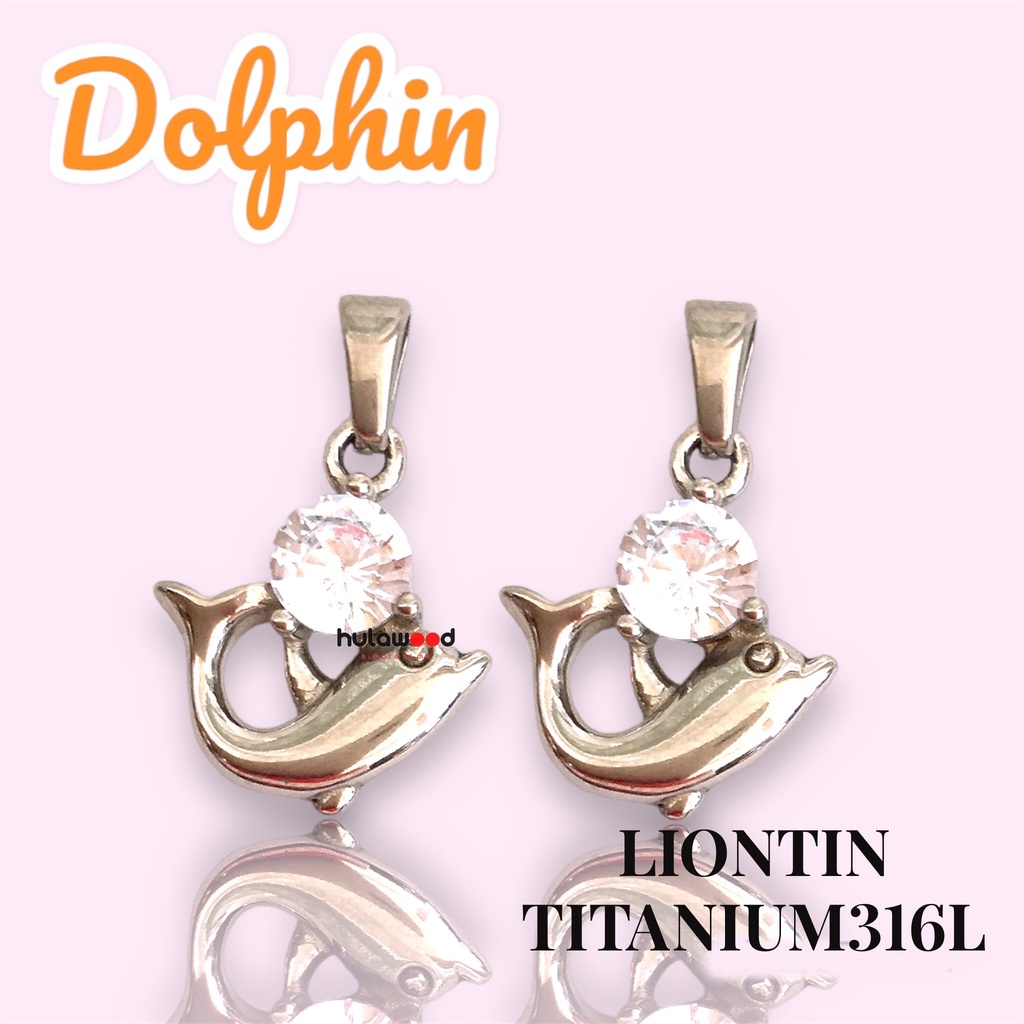 Kalung Liontin Titanium Stainless Steel Premium Anti Karat