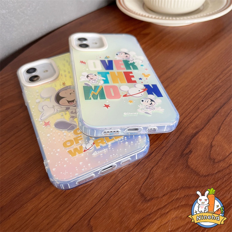 IPHONE Casing Kompatibel Untuk Iphone14 13 12 11 Pro Max X Xr Xs Max8 7 Plus SE Kartun Kreatif Casing Ponsel Laser Tekstur Matte Transparan Silikon Soft Case Shockproof Cover Pelindung