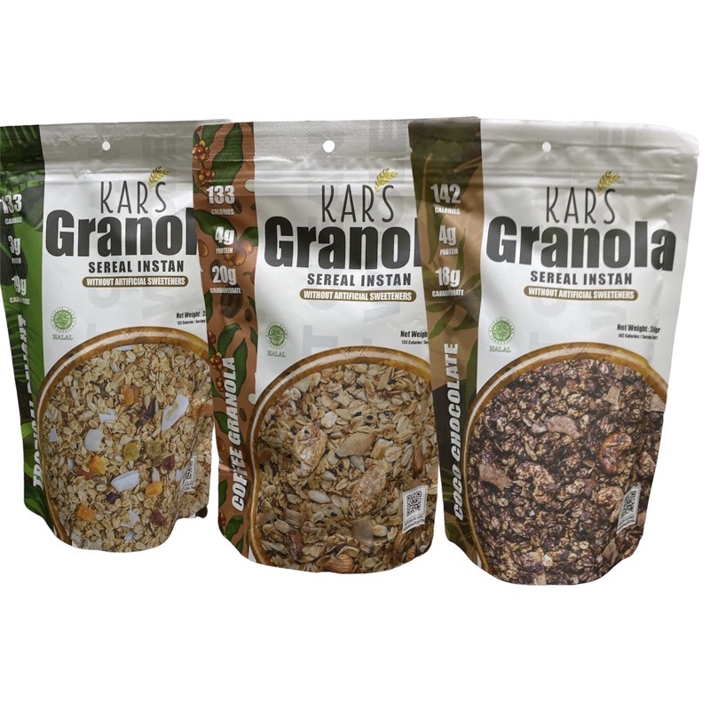 

Kars Granola Sereal Instant Halal 350gr (CitraFood)
