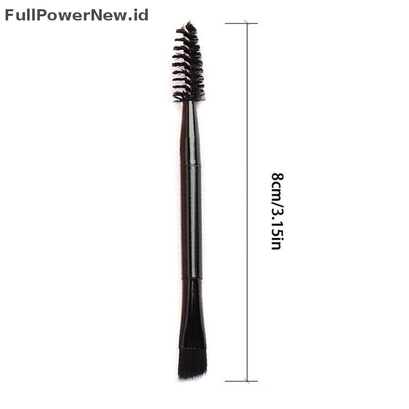 Power 10PCS Sikat Alis Kepala Ganda Sisir Bulu Mata Alat Aplikator Eyeliner ID
