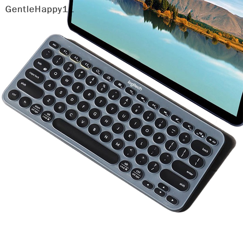 Gentlehappy Cover Keyboard Wireless Untuk Logitech K380 Wireless Colorful US Soft Silicone id