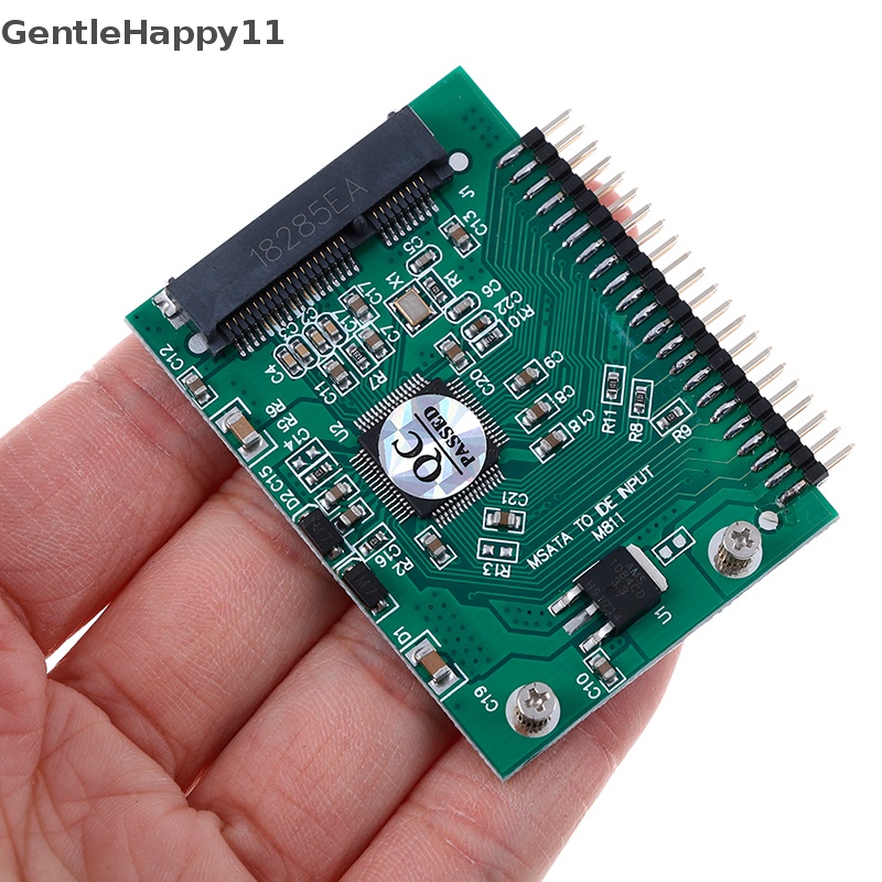 Gentlehappy mSATA adapter mSATA SSD to 44Pin IDE adapter mSATA IDE converter card Untuk id laptop