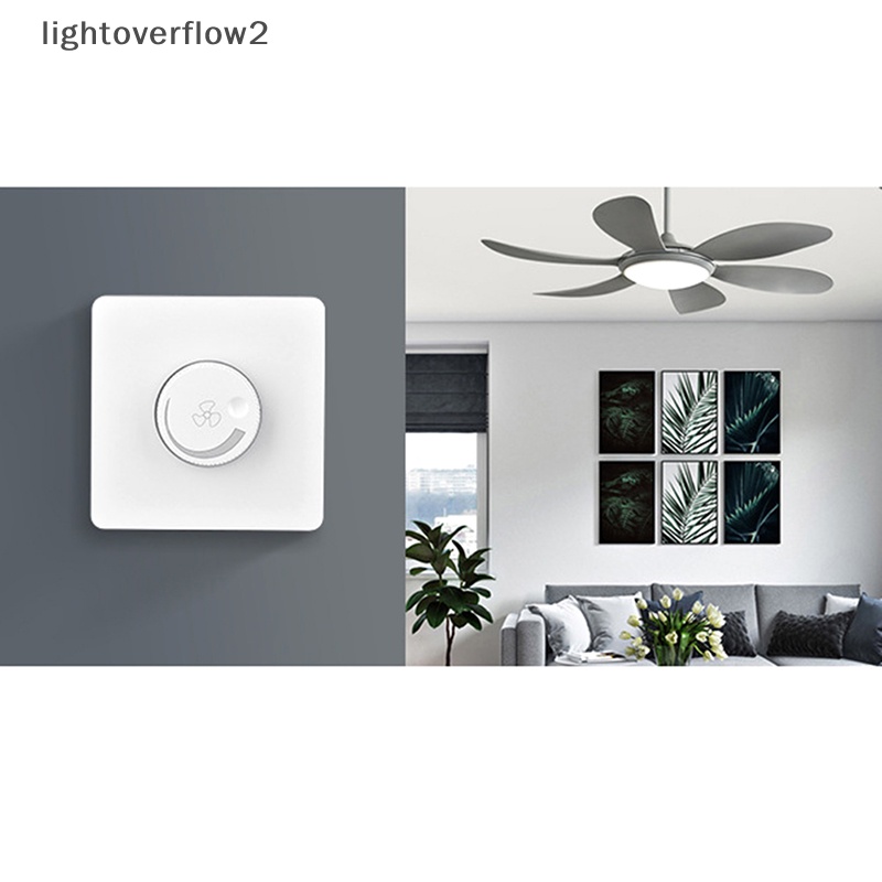 [lightoverflow2] Penyesuaian Saklar Kontrol Kecepatan Kipas Angin Plafon Tombol Peredup Saklar 220V 10A [ID]