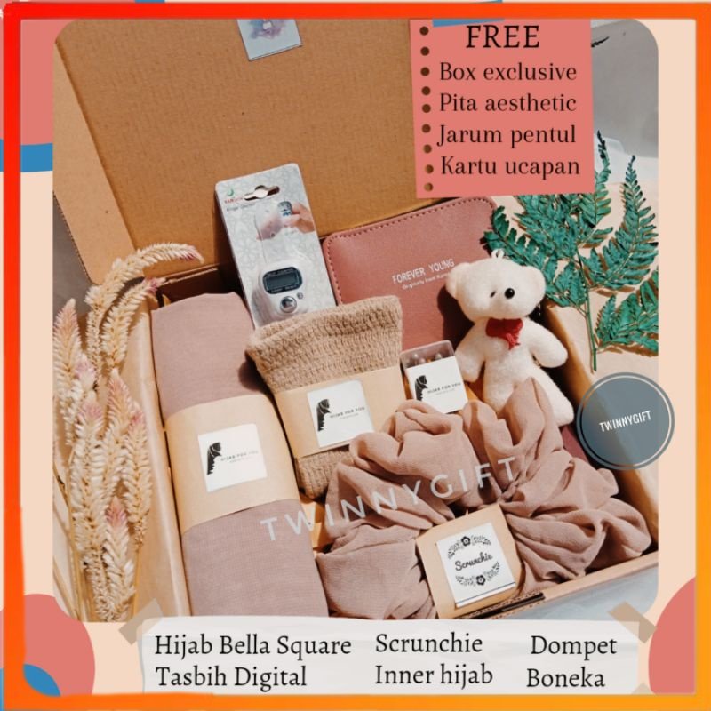 

NEW PRODUCT HAMPERS HADIAH KADO ULANG TAHUN / GIFT BOX CEWEK HIJAB ULANG TAHUN LEBARAN WISUDA