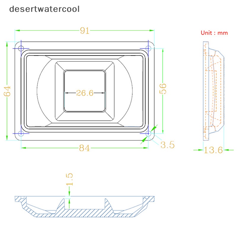 Deid DIY LED COB Chip Lensa PC Reflektor Ring Lamp Cover shades LED Sumber Martijn