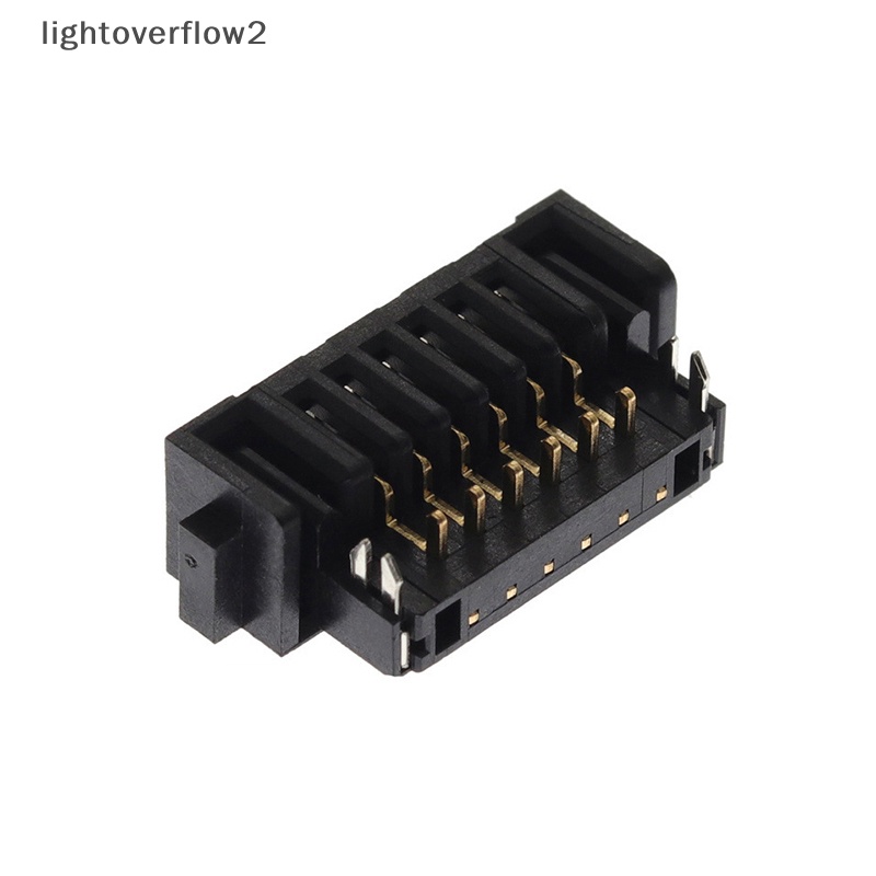 [lightoverflow2] 1pc Konektor Laptop 6Pin Pitch 2.0mm Holder Klip Slot Kontak Colokan Male and Female [ID]