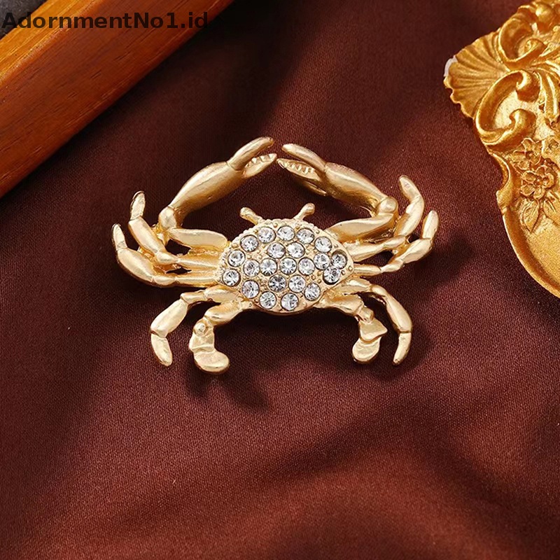 [AdornmentNo1] Kreatif Warna Emas Zodiak Bros Wanita Sederhana Berlian Imitasi Hewan Lencana Pria Pin Aksesoris Pesta Festival Hadiah [ID]