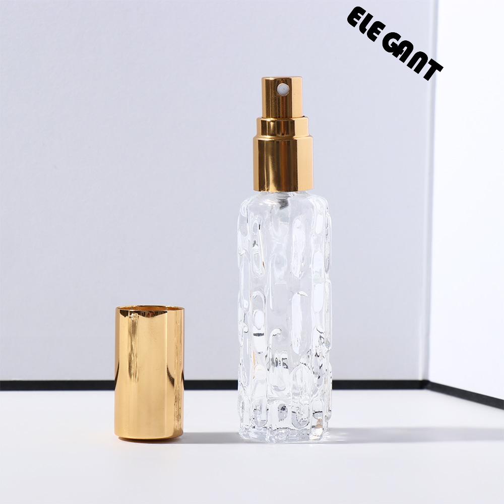 [Elegan] Botol Parfum Kaca Travel Kualitas Tinggi 10ml Tahan Lama Pola Pare Wanita Portabel Subpackaging Sub-Botol Wadah Kosmetik Cewek