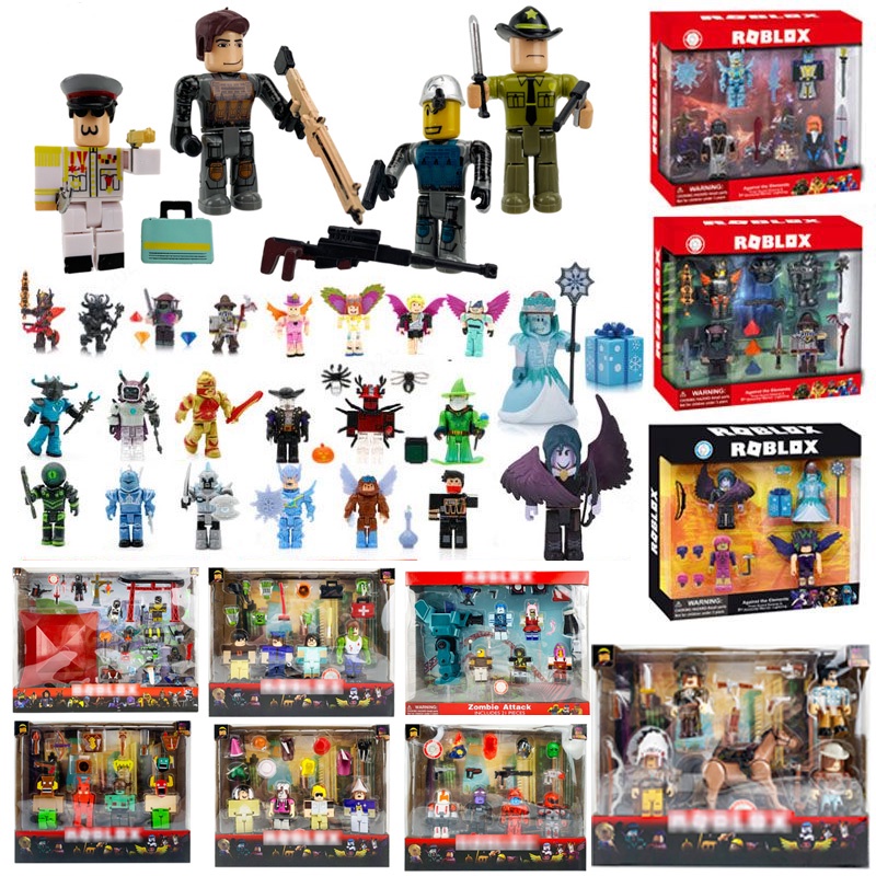 Game Roblox Karakter Building Blocks Figure Mainan Aksesori Roblox Action Figure Mainan Koleksi Hadiah Untuk Anak