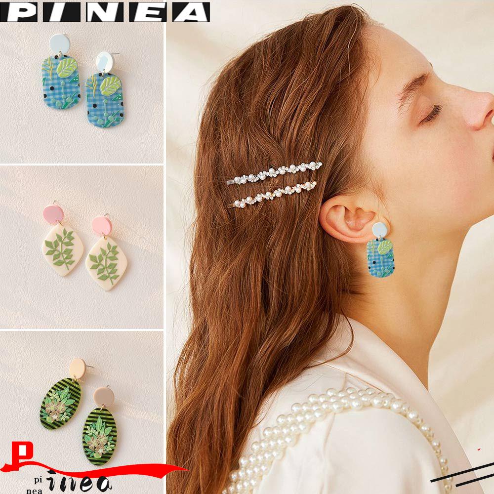 Anting Akrilik Nanas Hadiah Perhiasan Tidak Teratur Warna-Warni