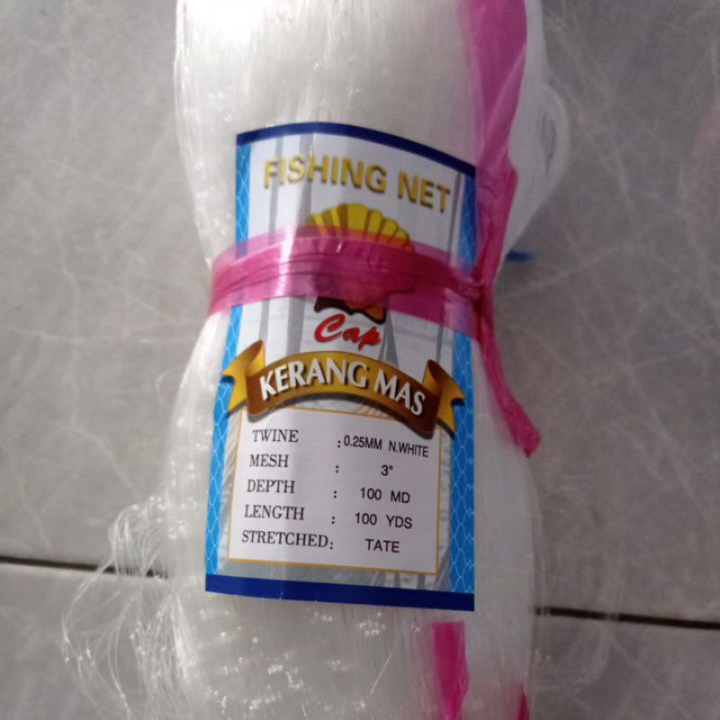 Jaring ikan 0.25 3" 100md/100yds tate pukat jaring ikan jaring ikan senar jaring ikan murah jaring m