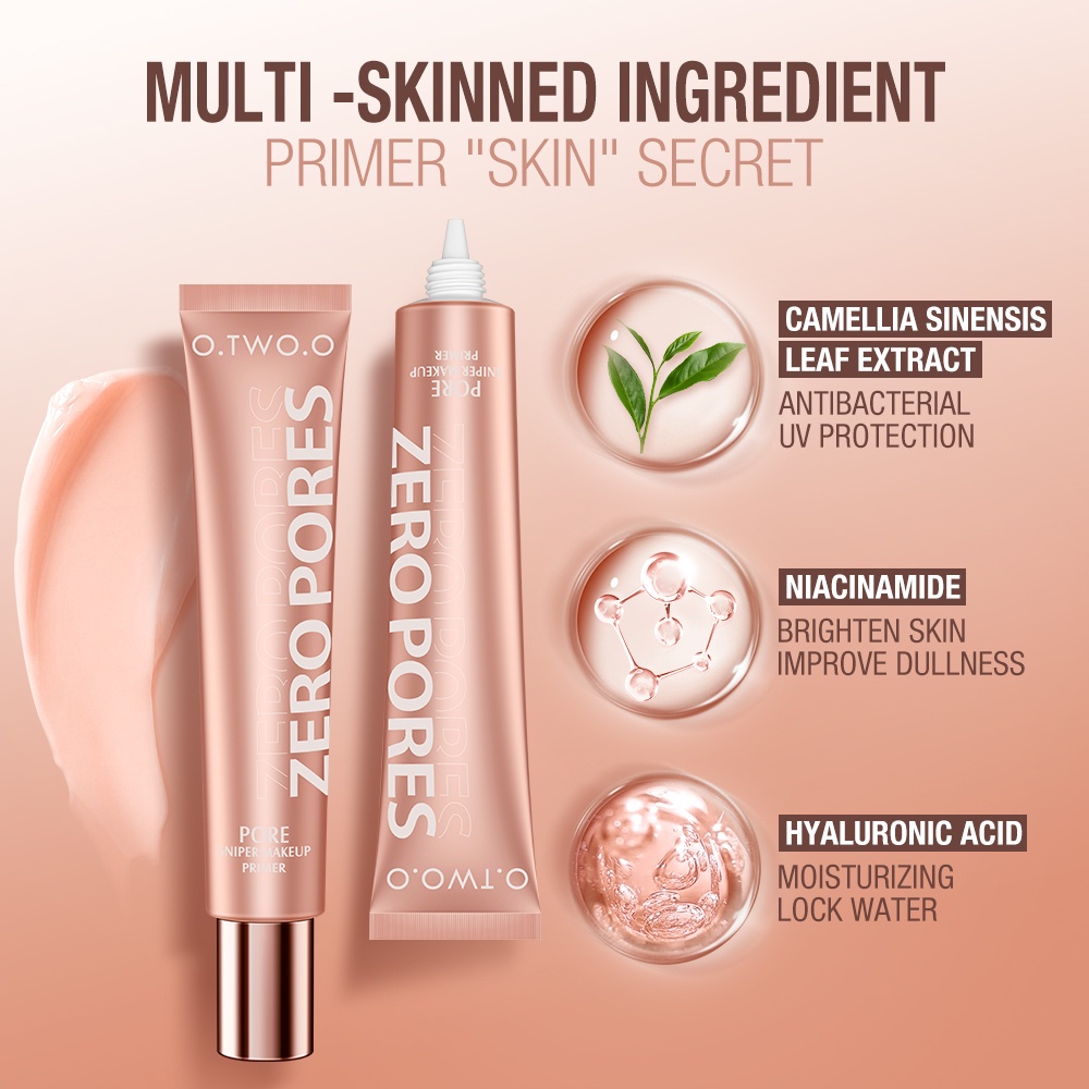 ❤ MEMEY ❤ O.TWO.O Zero Pores Invisible Pore Soft Focus Makeup Primer ✔️BPOM