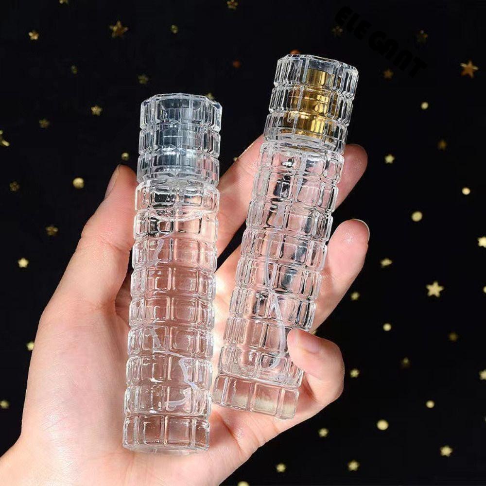 [Elegan] Botol Parfum Kaca Indah 30ml Botol Isi Ulang Portabel Sampel Vial Parfum Tekan Botol Mist Wadah Kosmetik