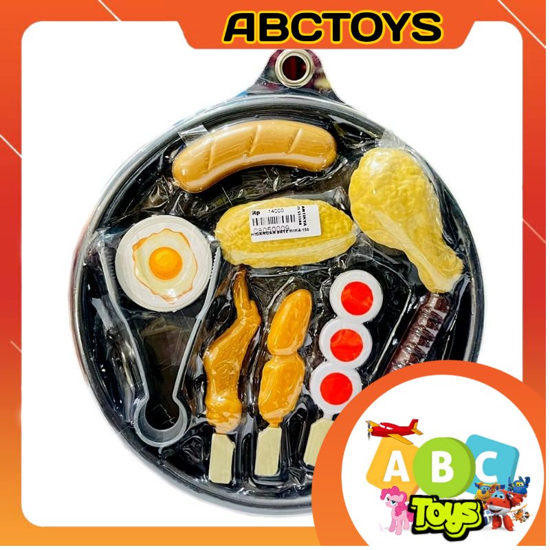 Mainan Anak Bakar-bakaran Sate / Mainan Bbq Set / Mainan Memasak Bbq