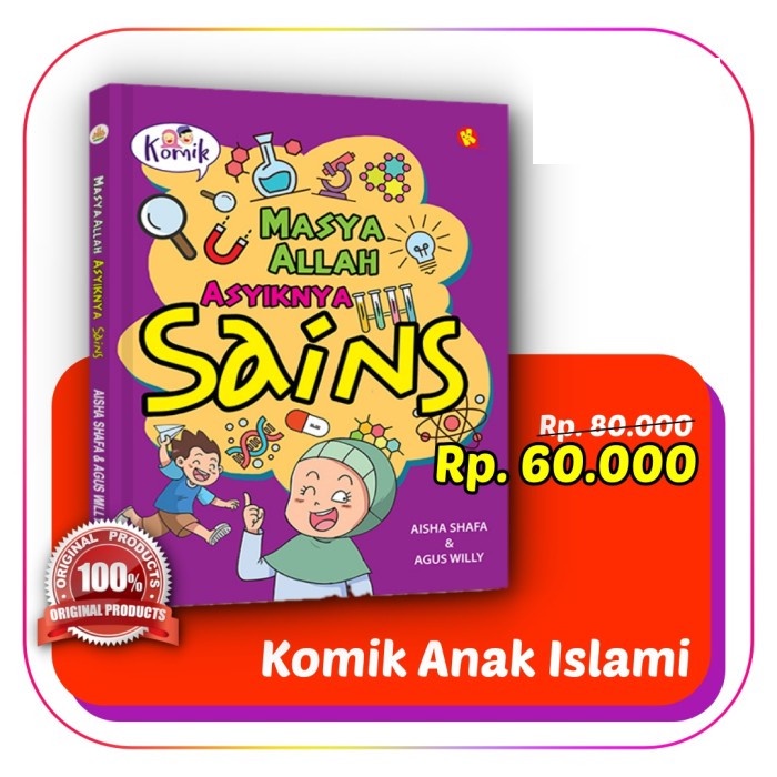 Komik Masya Allah Asyiknya Sains