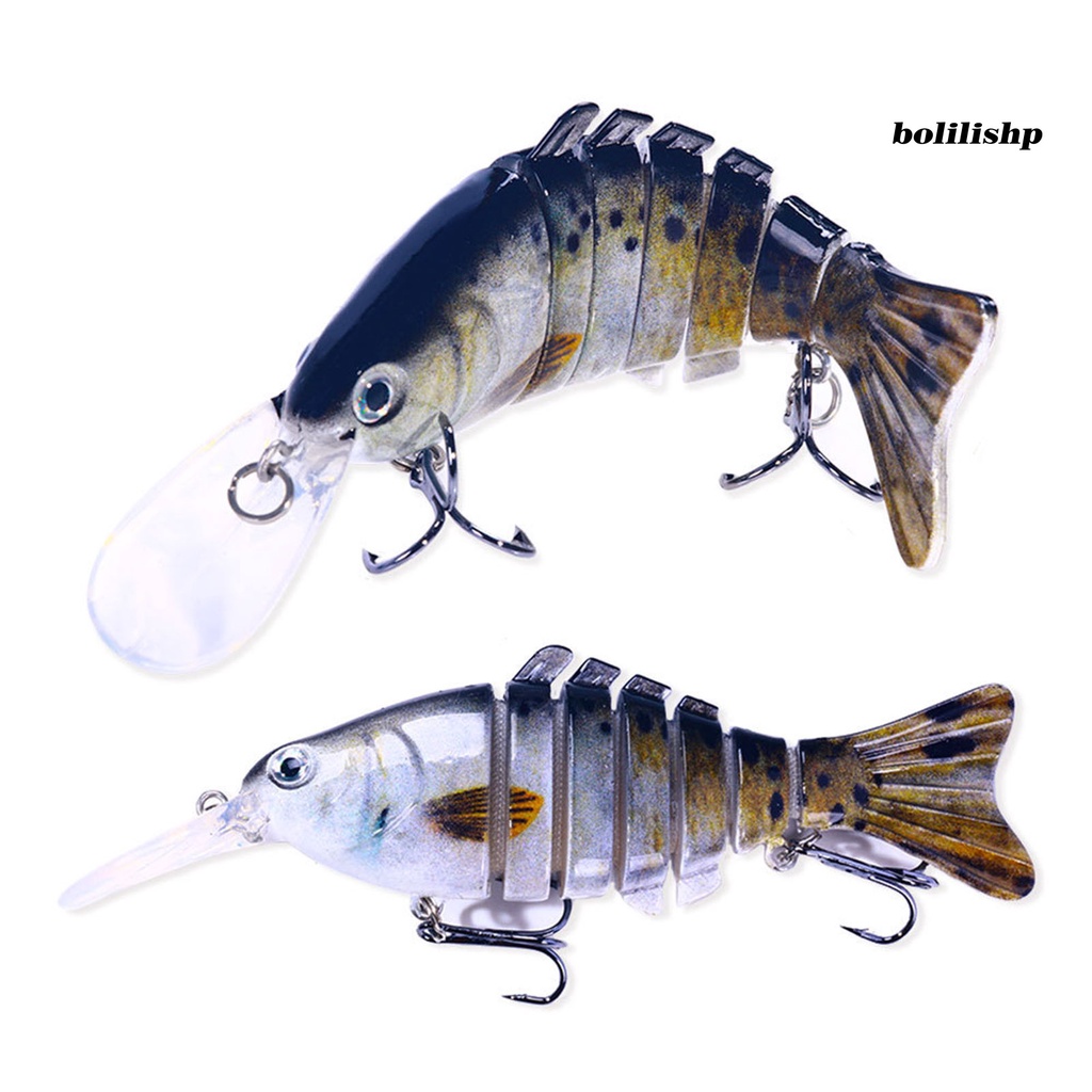 Bo-12cm Umpan Umpan 3D Simulasi Fisheye Tajam Kait Simulasi Angling Tenggelam Mikro-Objek Multi-Bagian Umpan Memancing Luar Ruangan