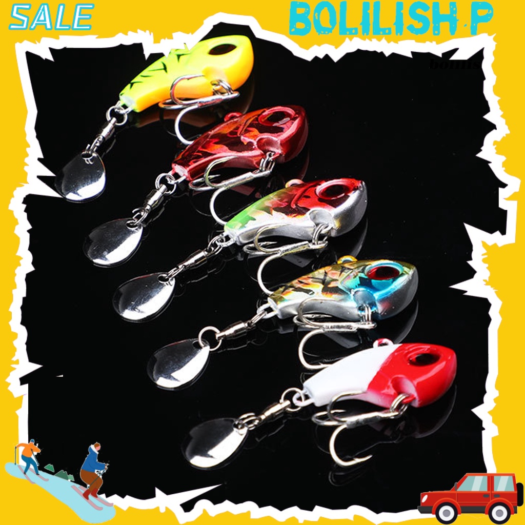 Bo-bait Treble Hook 3D Simulasi Fisheye Reflektif Angling Senyawa Logam Sequin Umpan Memancing Luar Ruangan