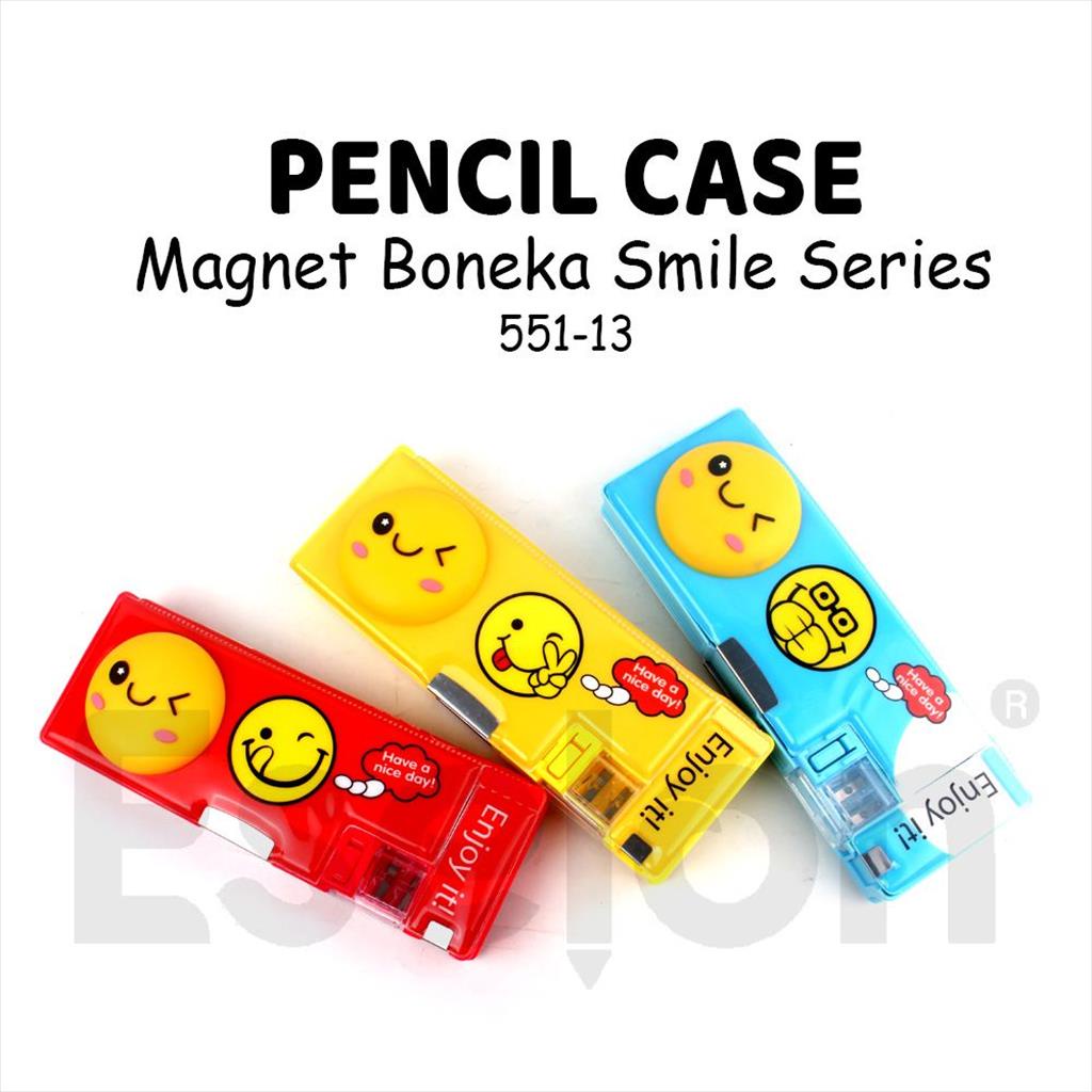 

Kotak Pensil Magnet SQUISHY SMILE 551-13 / Kotak Pensil SQUISHY