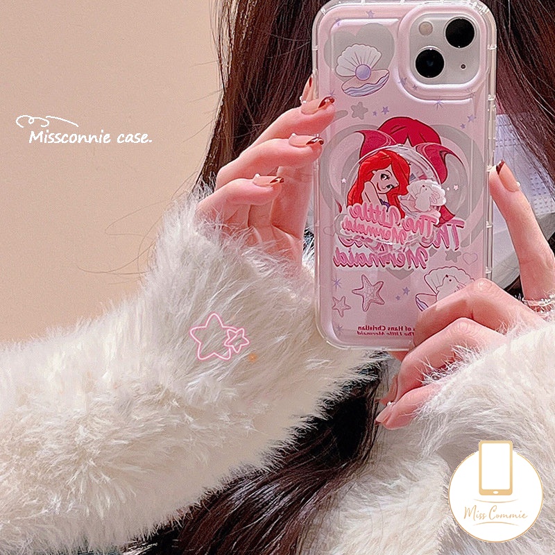 Casing Kartun Lucu Disney Princess The Mermaid Alice Untuk Realme C53 C12 C15 C11 5 9i 6i 5i 5s 7i C35 C55 C25 C25s C21Y C20 C25Y C33 C30 C30S C1 C2 C11 2021 C17 C3 Airbag Soft Cover