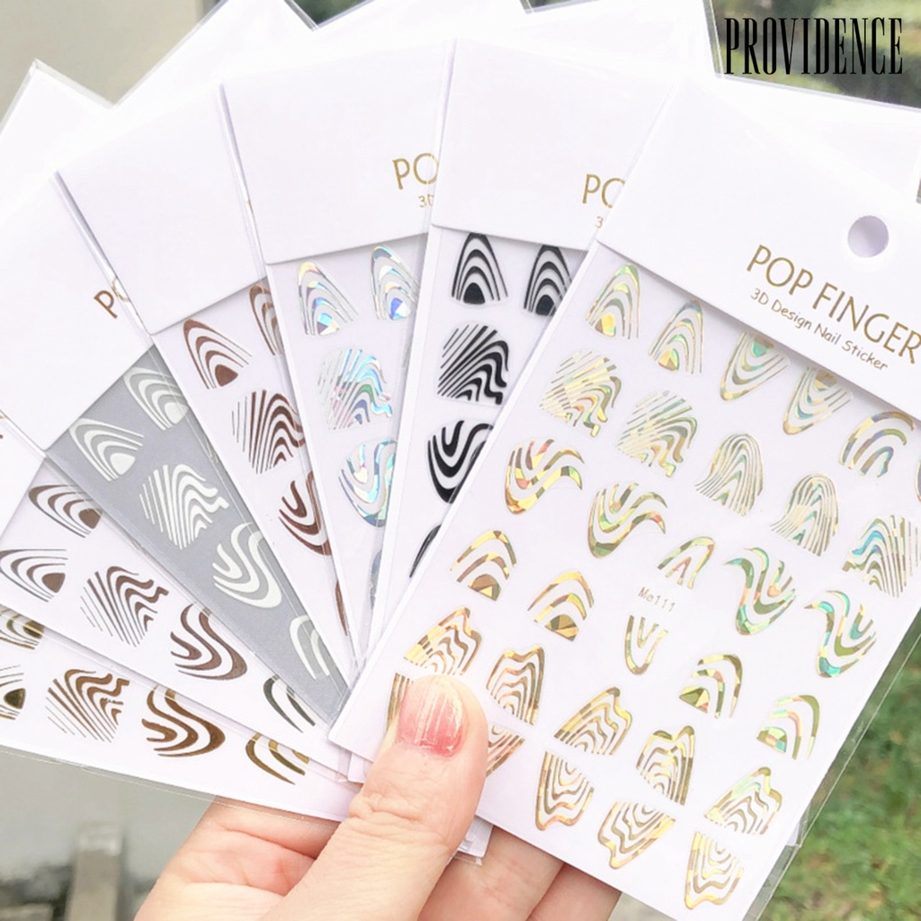 Providence Stiker Kuku Perekat Diri Yang Dapat Dilepas Tahan Air Kuat Lengket Mudah Mengelupas Kuku Stiker Kuku Nail Art Decal Nail Supplies